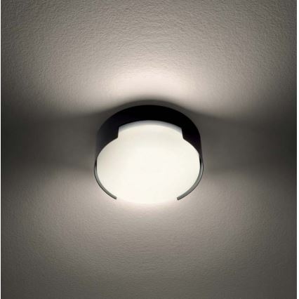 Redo 90004 - LED taklampa för utomhusbruk SKOR LED/12W/230V diameter 15 cm IP54 brun