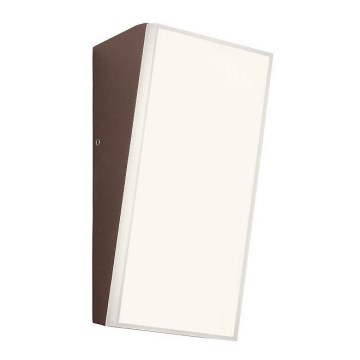 Redo 90021 - LED vägglampa för utomhusbruk TOKYO LED/12W/230V 3000K IP54 brun