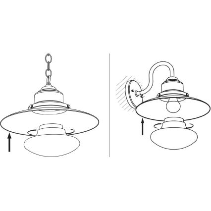 Redo 90094 - Ersättningslampskärm för ljuskrona och lampa ELIO, vit