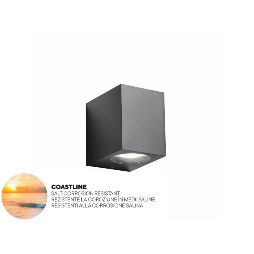 redo 90151 - Utomhus Väggbelysning PUNTA 1xGU10/7W/230V IP44