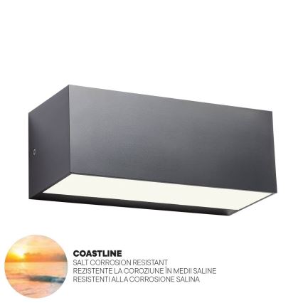 Redo 90153 - LAMPRIS LED utomhusvägglampa 9W/230V IP65