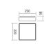 redo 90157 - Utomhus LED Takbelysning MARINA 1xLED/12W/230V IP65