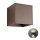 Redo 90174 - LED vägglampa för utomhusbruk VARY 2xLED/6W/230V 3000K IP54 brun