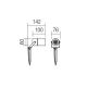 Redo 90183 - Utomhuslampa PIT 1xGU10/35W/230V IP65