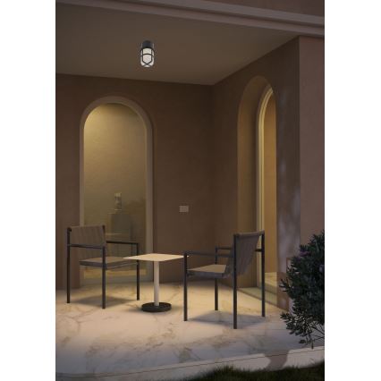 Redo 90195 - Utomhusspot TRITON 1xE27/28W/230V IP54 svart