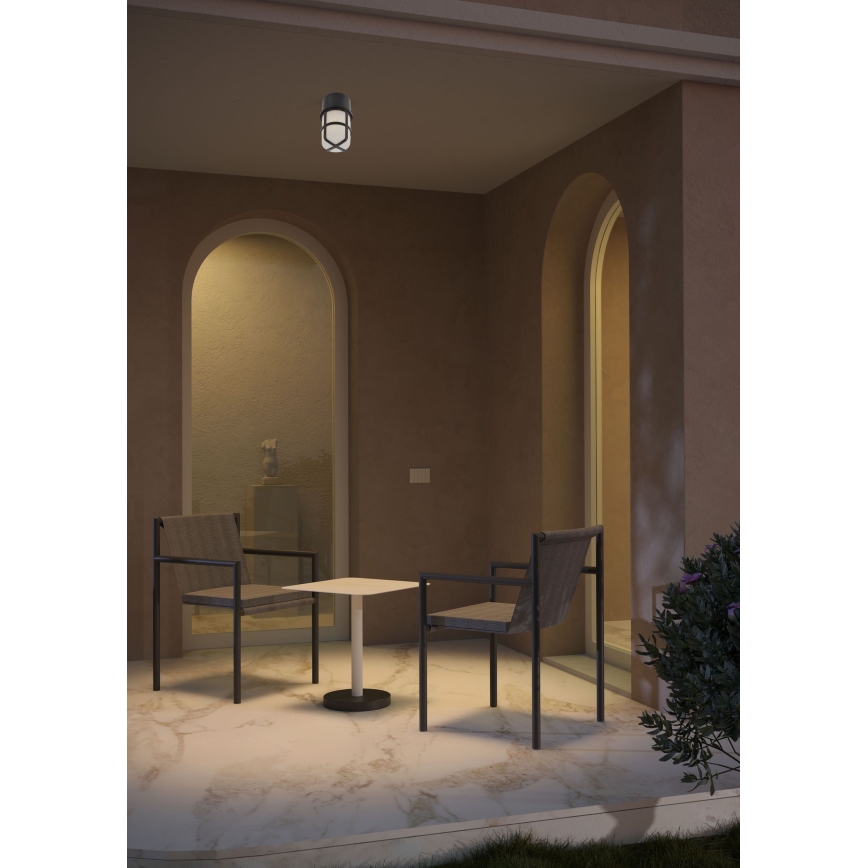 Redo 90195 - Utomhusspot TRITON 1xE27/28W/230V IP54 svart