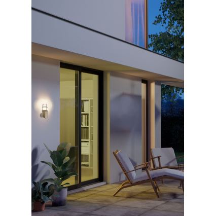 Redo 90196 - Utomhus vägglampa TRITON 1xE27/28W/230V IP54 mässing