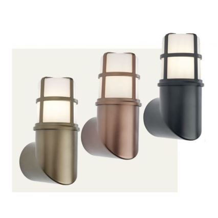 Redo 90196 - Utomhus vägglampa TRITON 1xE27/28W/230V IP54 mässing