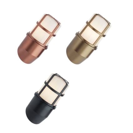 Redo 90202 - Vägglampa för utomhusbruk TRITON 1xE27/28W/230V IP54 mässing