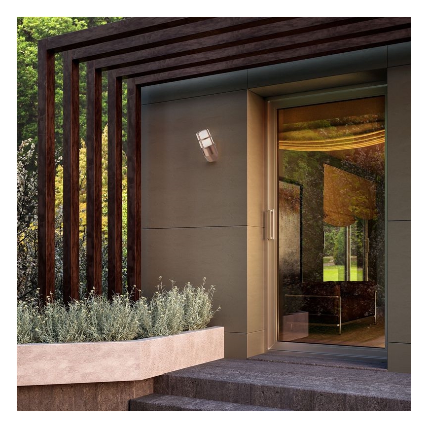 Redo 90203 - Vägglampa för utomhusbruk TRITON 1xE27/28W/230V IP54 koppar