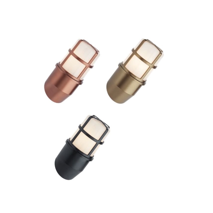 Redo 90203 - Vägglampa för utomhusbruk TRITON 1xE27/28W/230V IP54 koppar