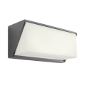 Redo 90238 - LED vägglampa för utomhusbruk SPECTRA LED/17W/230V IP54 grå