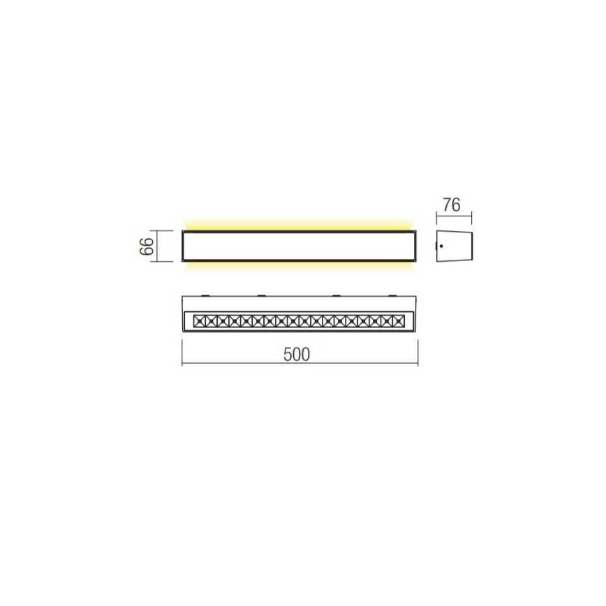 Redo 90259 - LED-utomhusvägglampa AROOS 21W/230V 3000K IP65 vit