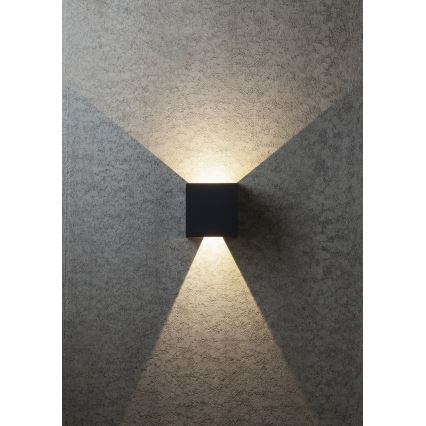 Redo 90296 - LED utomhusvägglampa VARY 2xLED/10W/230V 3000K IP54 antracit