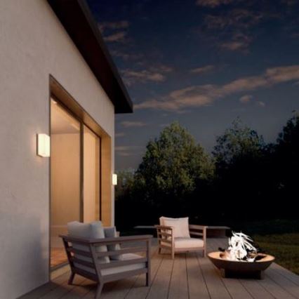 Redo 90320 - LED vägglampa för utomhusbruk KODIAK LED/5W/230V IP65 vit
