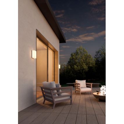 Redo 90321 - LED utomhusväggarmatur KODIAK LED/5W/230V 4000K 10 cm IP65 vit