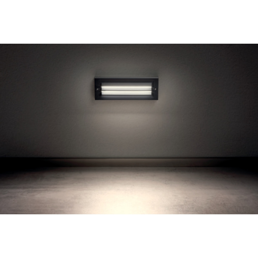 Redo 90330 - LED vägglampa för utomhusbruk KRUP LED/6W/230V IP65 antracit