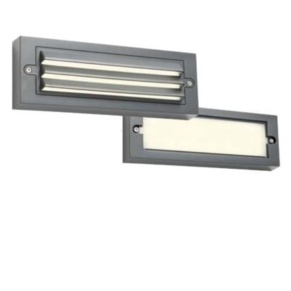Redo 90330 - LED vägglampa för utomhusbruk KRUP LED/6W/230V IP65 antracit