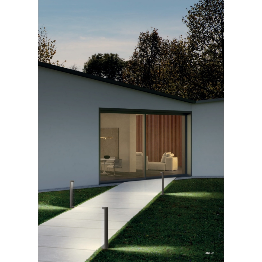 Redo 90365 - LED-utomhuslampa ZEUS LED/11,5W/230V 3000K 75 cm IP54 antracit