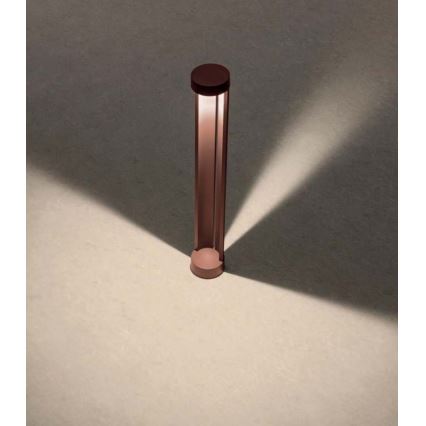 Redo 90366 - LED utomhuslampa ZEUS 11,5W/230V 3000K 75 cm IP54 brun