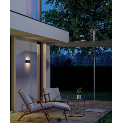 Redo 90377 - LED vägglampa för utomhusbruk KAMAL LED/4,4W/230V 3000K IP54 brun