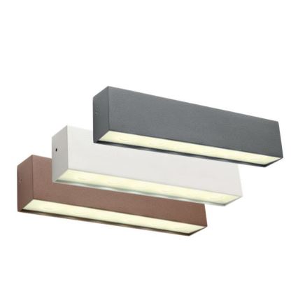 Redo 90395 - LED vägglampa för utomhusbruk OMNIA LED/12W/230V 3000K IP54 brun