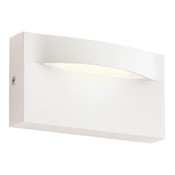Redo 90425 - LED vägglampa för utomhusbruk POLIFEMO LED/8W/230V IP65 vit
