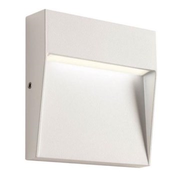 Redo 90474 - LED vägglampa för utomhusbruk LANDER LED/3W/230V IP54 vit