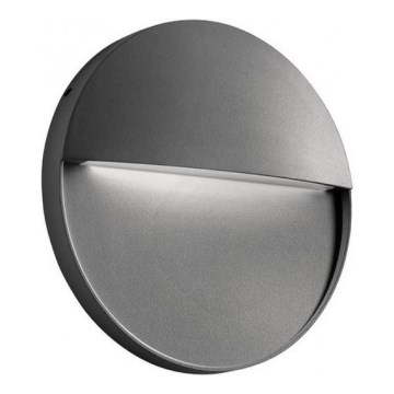 Redo 90477 - LED vägglampa för utomhusbruk LANDER LED/6W/230V IP54 antracit