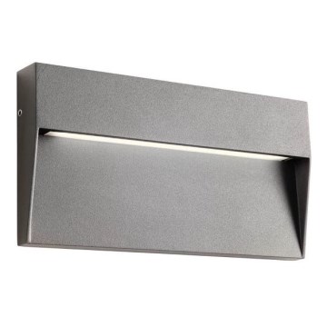 Redo 90481 - LED vägglampa för utomhusbruk LANDER LED/6W/230V IP54 antracit