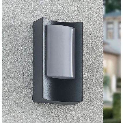 Redo 90483 - LED vägglampa för utomhusbruk WARP LED/8W/230V 3000K IP44 antracit