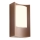 Redo 90484 - LED vägglampa för utomhusbruk WARP LED/8W/230V 3000K IP44 brun