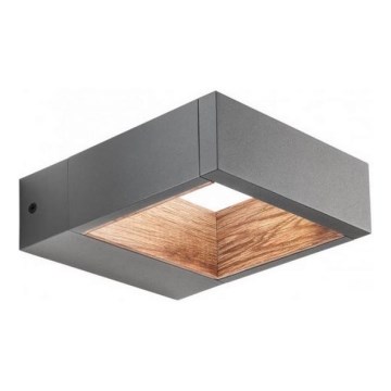 Redo 90508 - LED Utomhus Vägglampa WALD LED/10W/230V IP65 Antracit