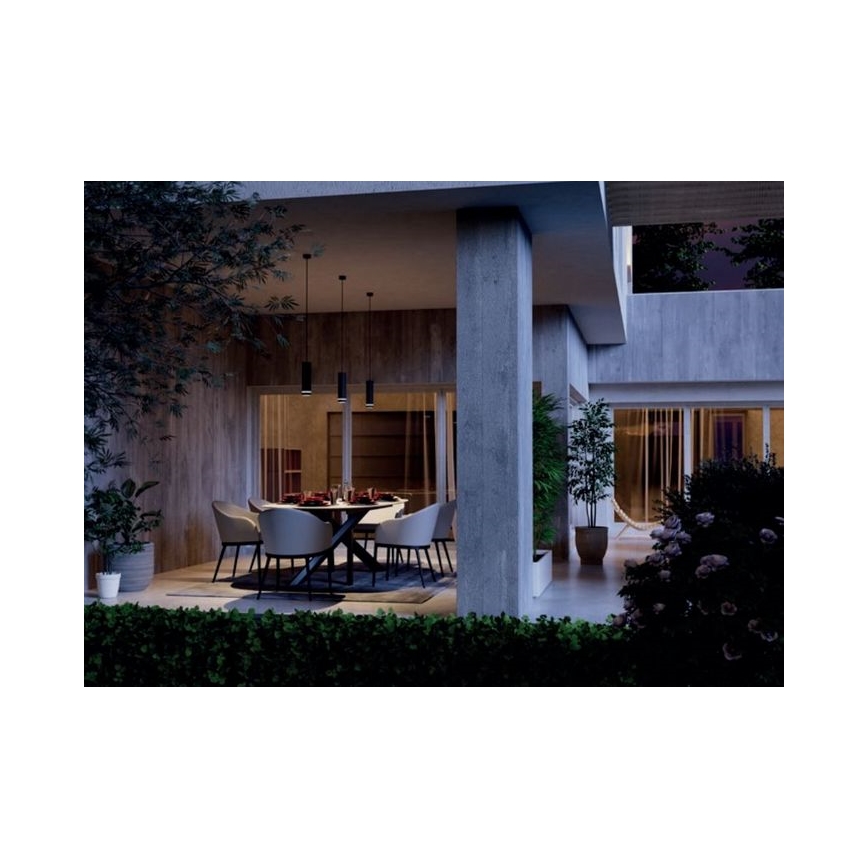 Redo 90514 - LED pendellampa för utomhusbruk KLOU LED/9W/230V IP54 antracit