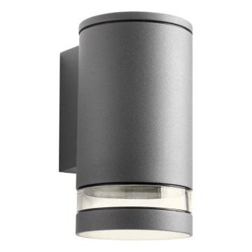 Redo 90517 - Vägglampa för utomhusbruk CARGO 1xGU10/28W/230V IP54 antracit