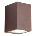 Redo 90528 - LED utomhusvägglampa BRIO LED/6W/230V 3000K IP54 brun