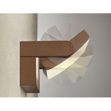 Redo 90588 - LED-utomhusväggarmatur med sensor FLIP LED/20W/230V 3000K Ra 90 IP54 brun