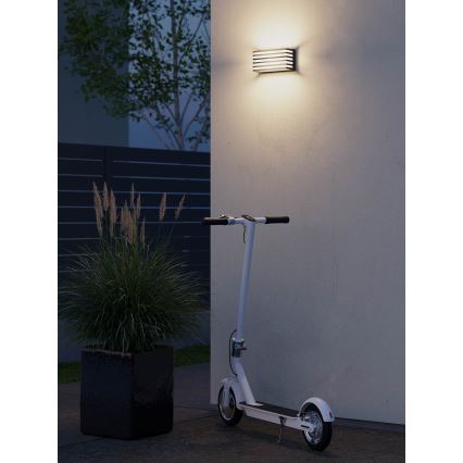 Redo 90639 - LED vägglampa för utomhusbruk BLAZE LED/12W/230V 3000K IP54 antracit