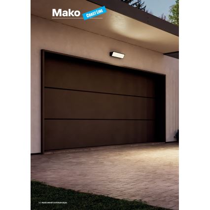 Redo 90678 - LED utomhusväggarmatur MAKO LED/65W/230V 3000K IP65 antracit