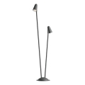 Redo 90711 - LED-utomhuslampa NIVALIS 2xLED/6,9W/230V 3000K 110 cm IP65 antracit
