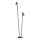 Redo 90711 - LED-utomhuslampa NIVALIS 2xLED/6,9W/230V 3000K 110 cm IP65 antracit