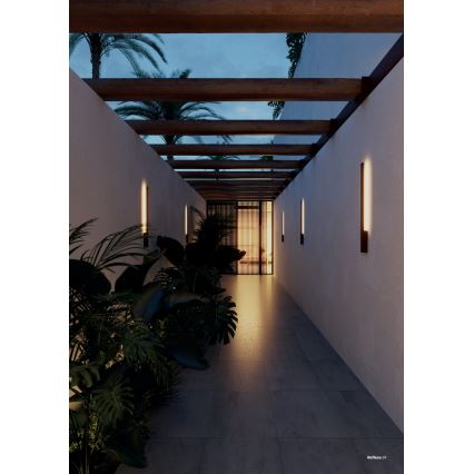 Redo 90870 - LED utomhusväggarmatur REFLEXA LED/6W/230V 3000K 62,1 cm CRI 90 IP54 antracit