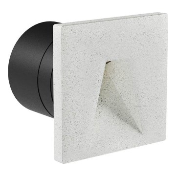 Redo 91195 - LED utomhusorienteringsarmatur BAST LED/2,5W/230V 3000K CRI 90 IP65 grå