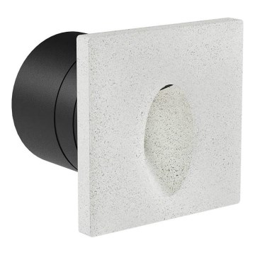 Redo 91199 - LED utomhusorienteringsarmatur BAST LED/2,5W/230V 3000K CRI 90 IP65 grå