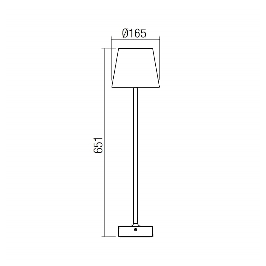 Redo 9126 - LED-lampa för utomhusbruk GIORGIO LED/7W/230V IP65 vit