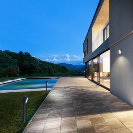 Redo 9168 - LED-lampa för utomhusbruk ARGES LED/3W/230V IP54 brun