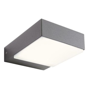 Redo 9560 - LED vägglampa för utomhusbruk CUBE LED/7W/230V 3000K IP54 antracit