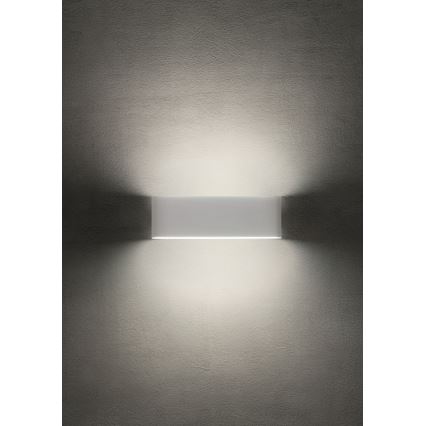 Redo 9622 - LED utomhusväggarmatur KLIPPE LED/13W/230V 3000K IP54 vit