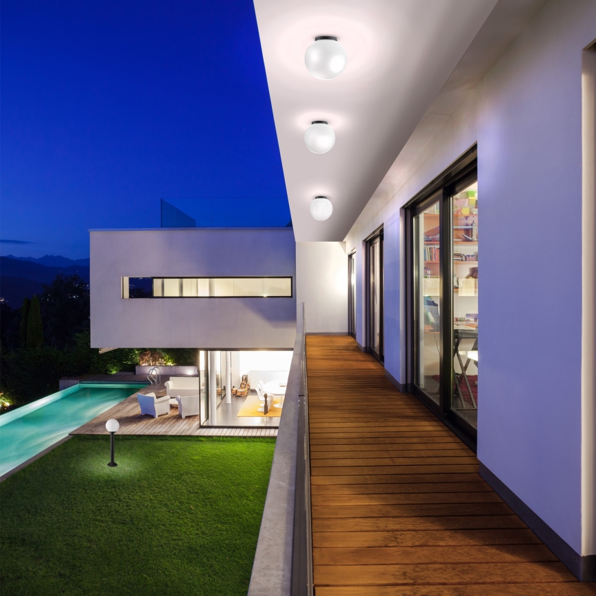 Redo 9761 - Reservskärm för utomhusbelysning SFERA Ø 20 cm IP44 vit