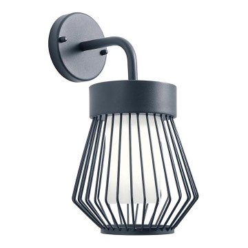 Redo 9843 - Vägglampa för utomhusbruk TITTI 1xE27/42W/230V IP44 antracit